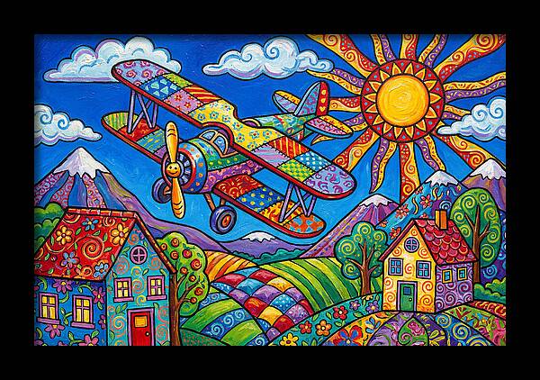 Colorful Airplane Adventure