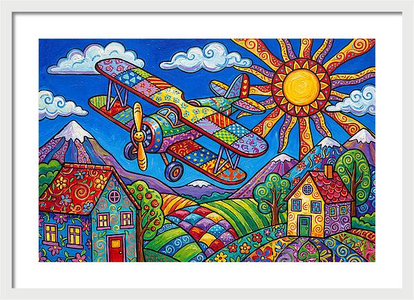Colorful Airplane Adventure