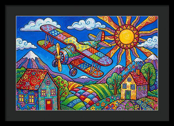 Colorful Airplane Adventure