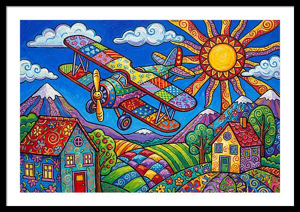 Colorful Airplane Adventure
