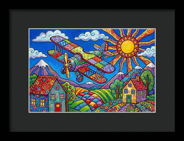 Colorful Airplane Adventure