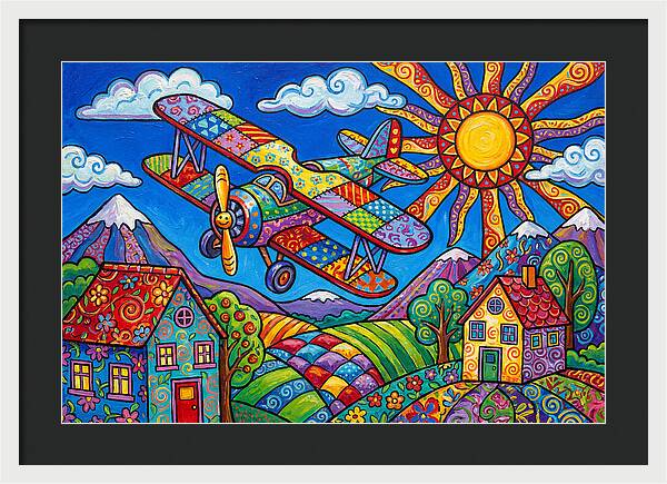 Colorful Airplane Adventure