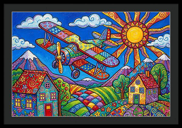 Colorful Airplane Adventure