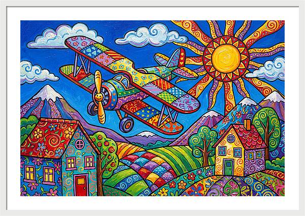Colorful Airplane Adventure