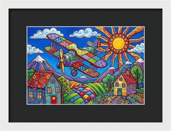 Colorful Airplane Adventure