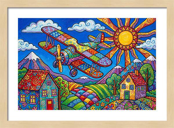 Colorful Airplane Adventure