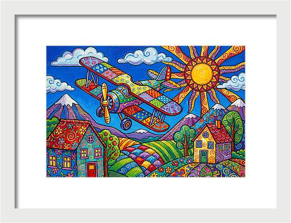 Colorful Airplane Adventure