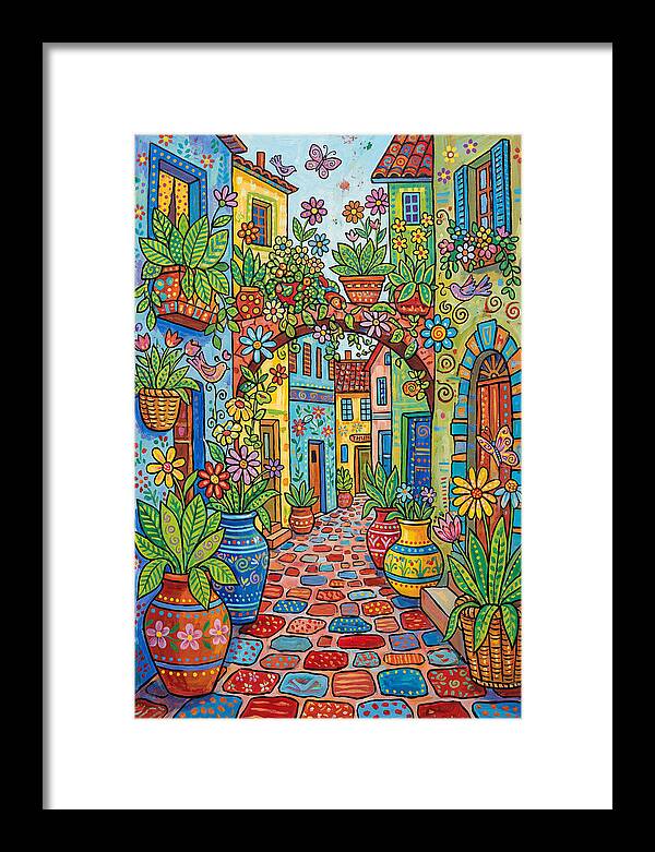 Colorful Alleyway Blooms