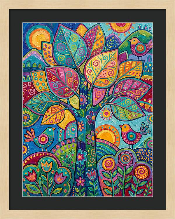 Colorful Aspen Tree Celebration