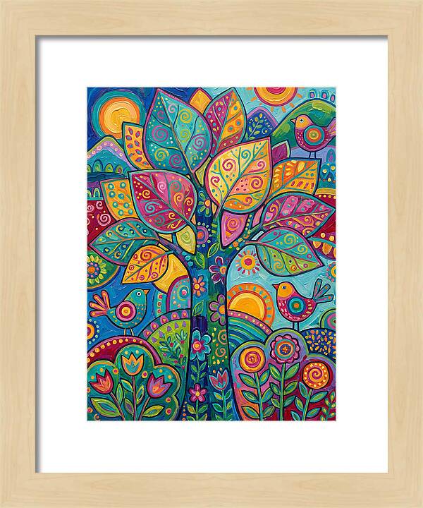 Colorful Aspen Tree Celebration