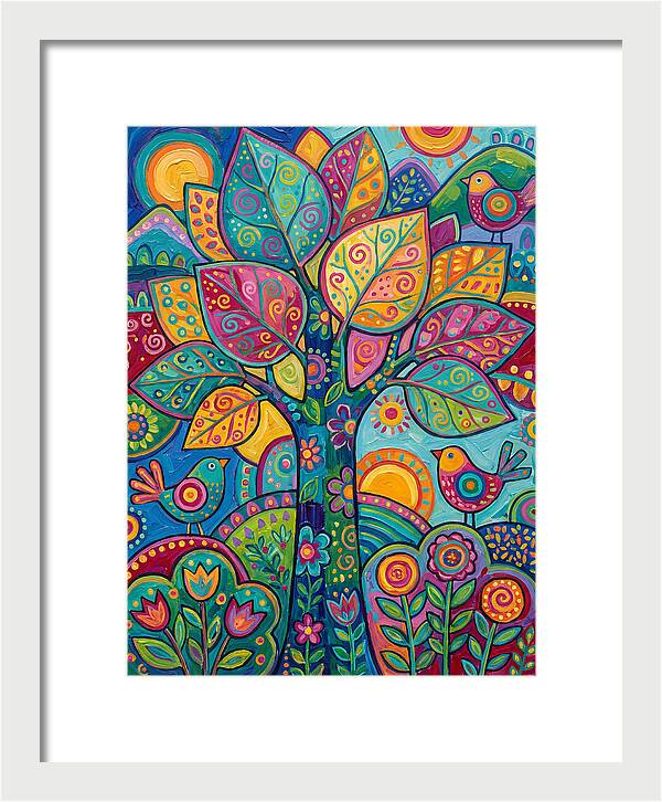 Colorful Aspen Tree Celebration