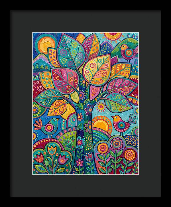 Colorful Aspen Tree Celebration