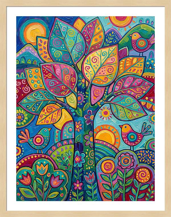 Colorful Aspen Tree Celebration