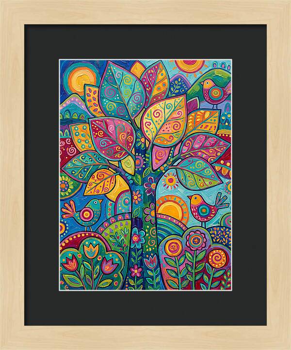 Colorful Aspen Tree Celebration