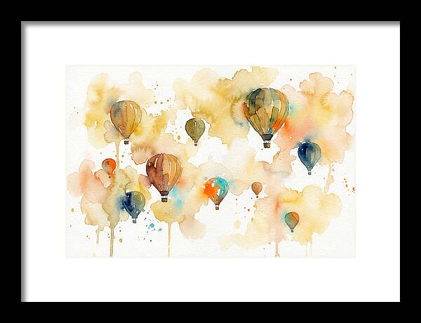 Colorful Balloons Floating Above 4445