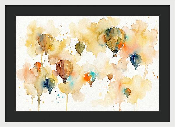 Colorful Balloons Floating Above 4445