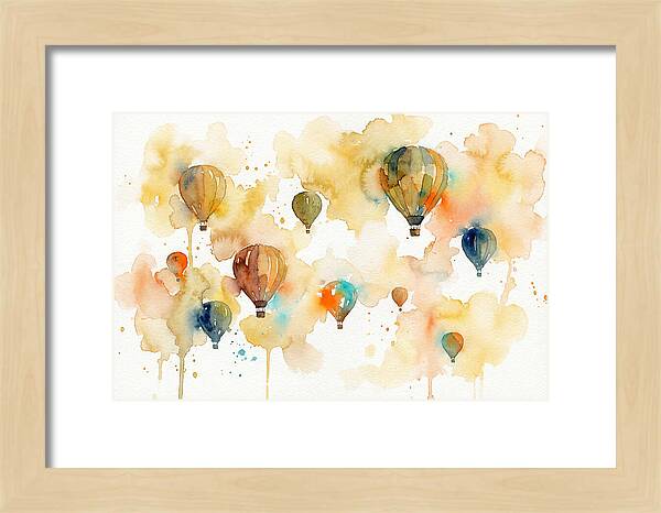 Colorful Balloons Floating Above 4445