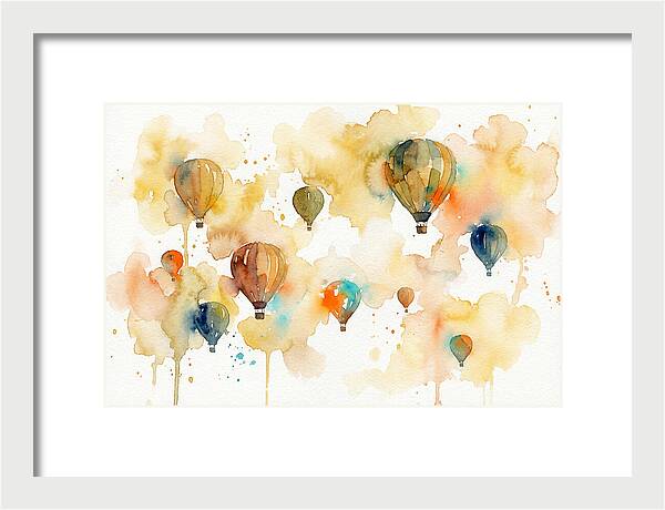 Colorful Balloons Floating Above 4445