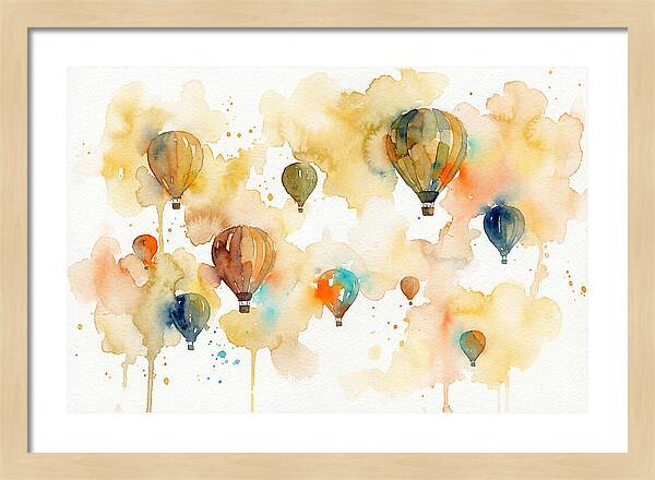 Colorful Balloons Floating Above 4445