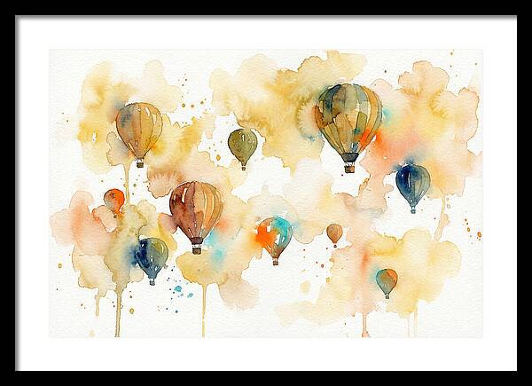 Colorful Balloons Floating Above 4445