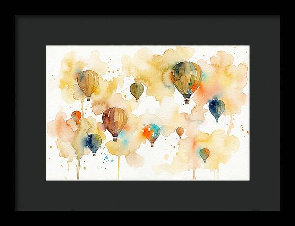 Colorful Balloons Floating Above 4445