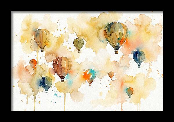 Colorful Balloons Floating Above 4445