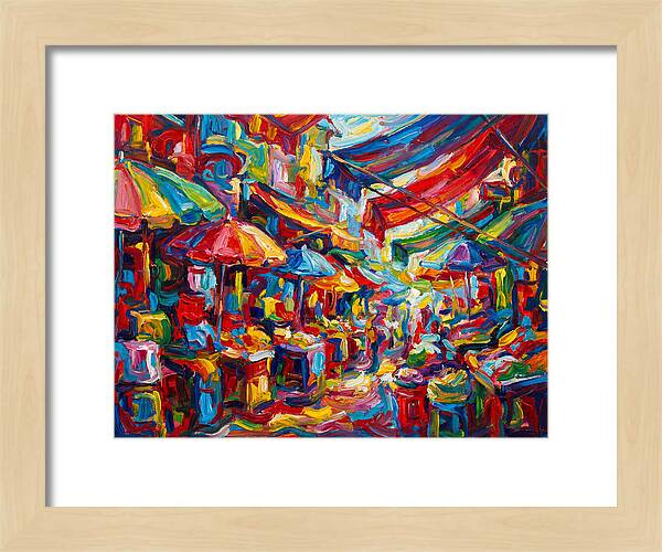 Colorful Bazaar Encounter
