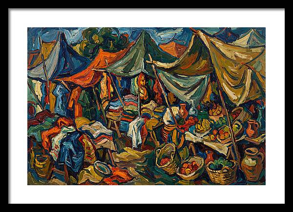Colorful Bazaar Life