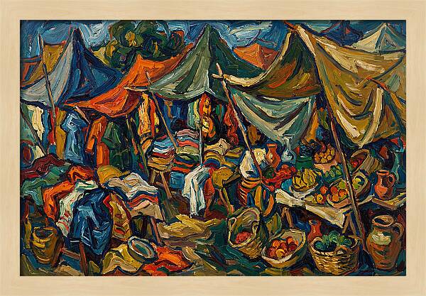 Colorful Bazaar Life