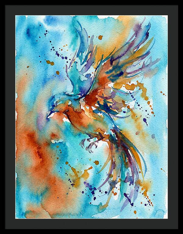 Colorful Bird In Flight