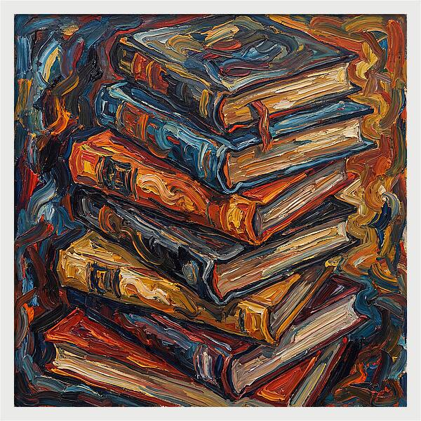Colorful Books In