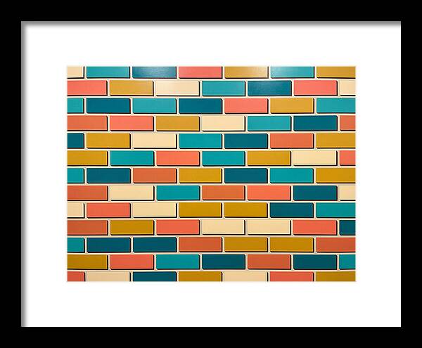Colorful Brick Wall
