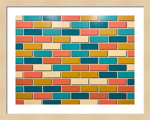 Colorful Brick Wall