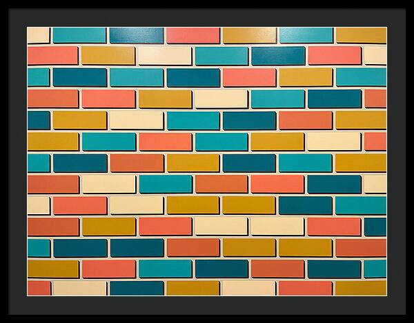 Colorful Brick Wall