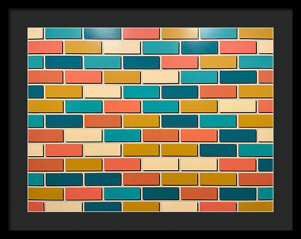 Colorful Brick Wall