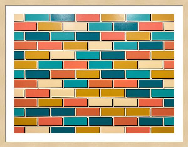 Colorful Brick Wall