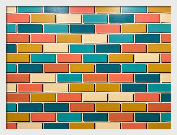 Colorful Brick Wall