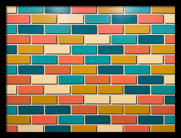 Colorful Brick Wall