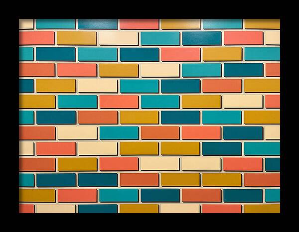 Colorful Brick Wall