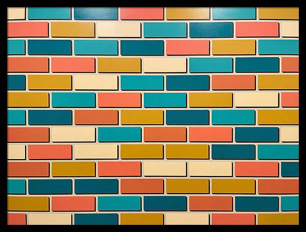 Colorful Brick Wall