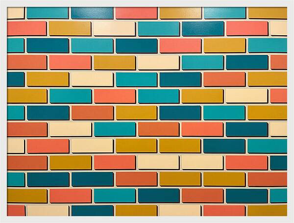 Colorful Brick Wall