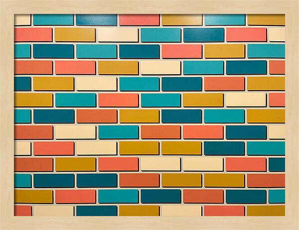 Colorful Brick Wall