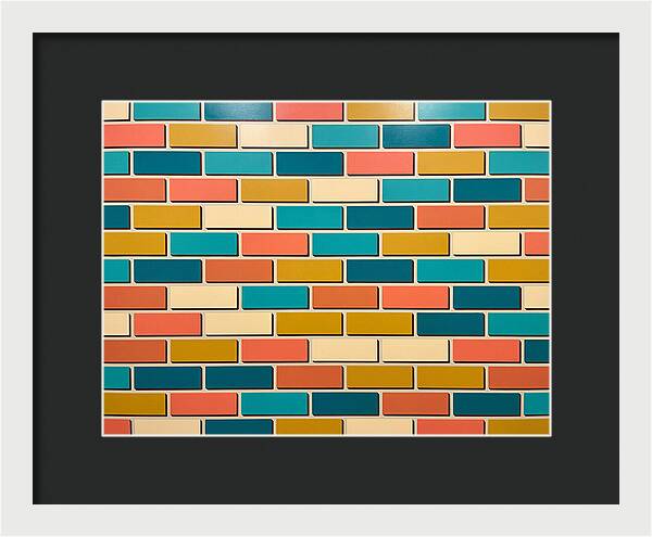Colorful Brick Wall