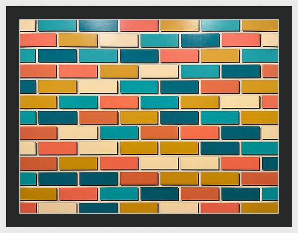 Colorful Brick Wall