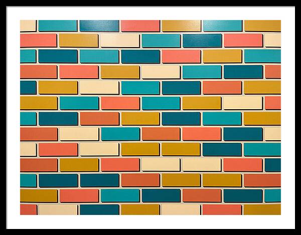 Colorful Brick Wall