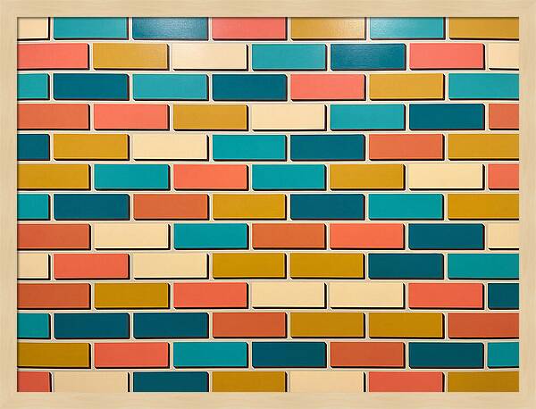 Colorful Brick Wall