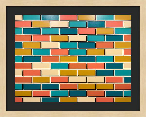 Colorful Brick Wall