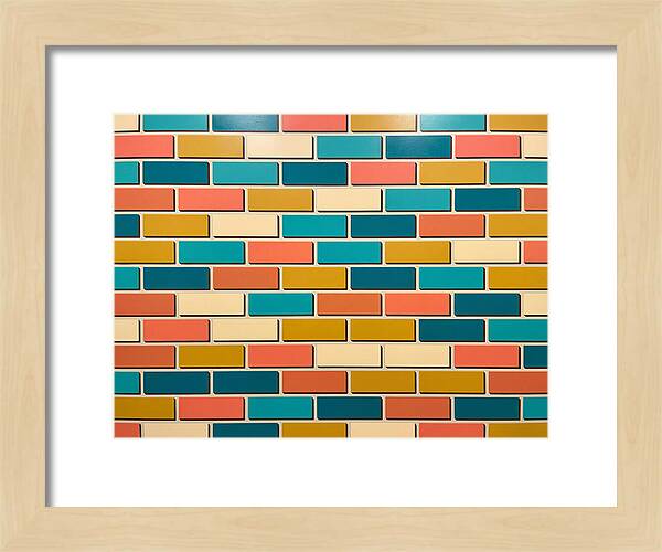 Colorful Brick Wall