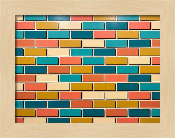 Colorful Brick Wall