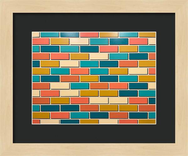 Colorful Brick Wall